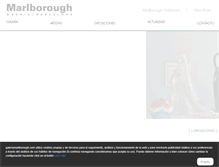 Tablet Screenshot of galeriamarlborough.com